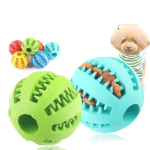 Food Dispensing Rubber Ball Toy